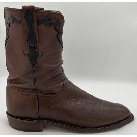 LUCCHESE CLASSICS WHISKEY BURNISHED FLORENCE BUFFALO ROPER COWBOY BOOTS MENS 13 main image 6